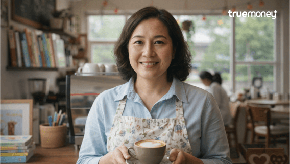 TrueMonney+ Quán cà phê nhỏ – nơi bắt đầu một chương mới của cuộc sống